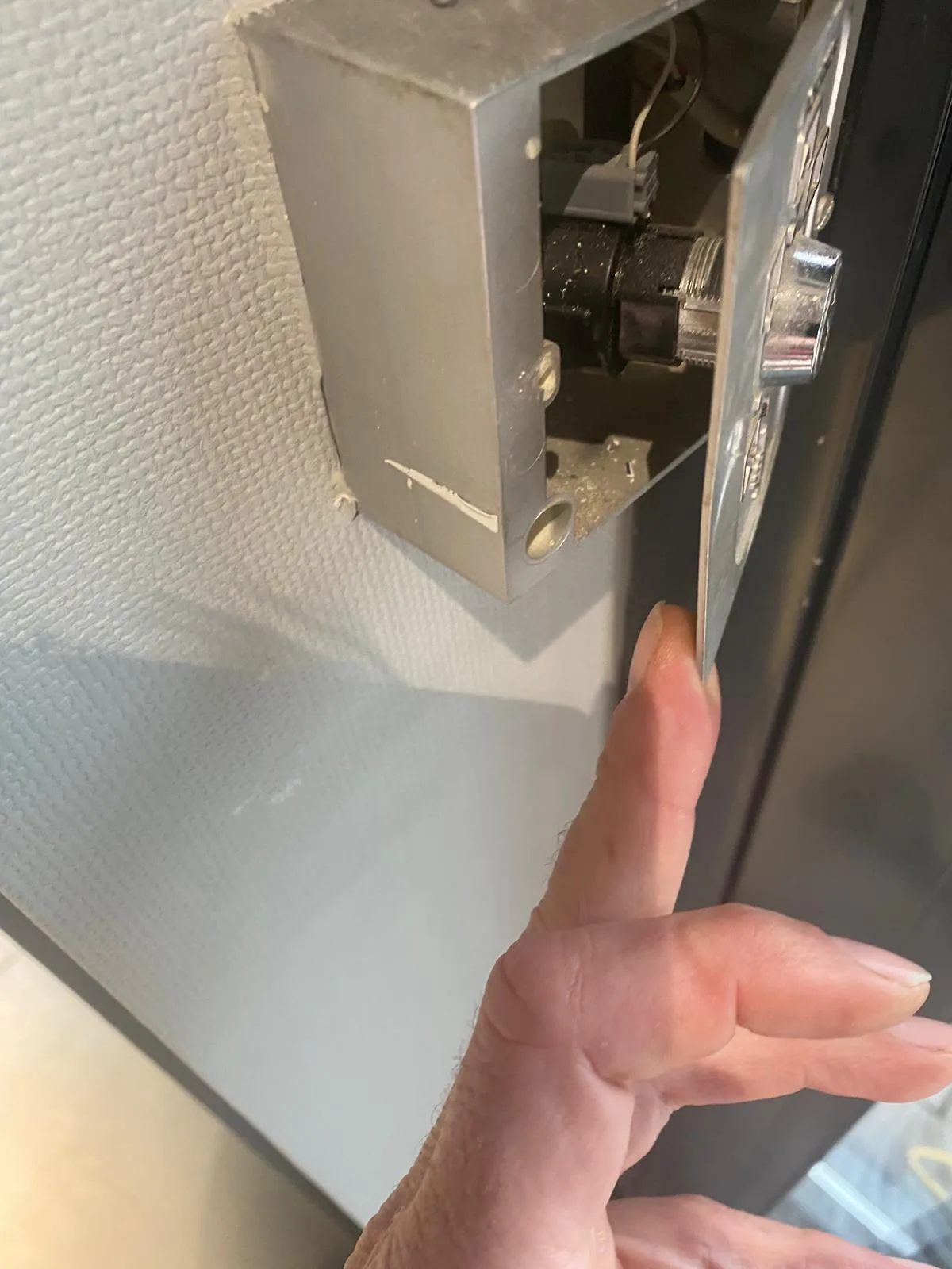 commercial aluminium door repair photo external pin code for entry pad