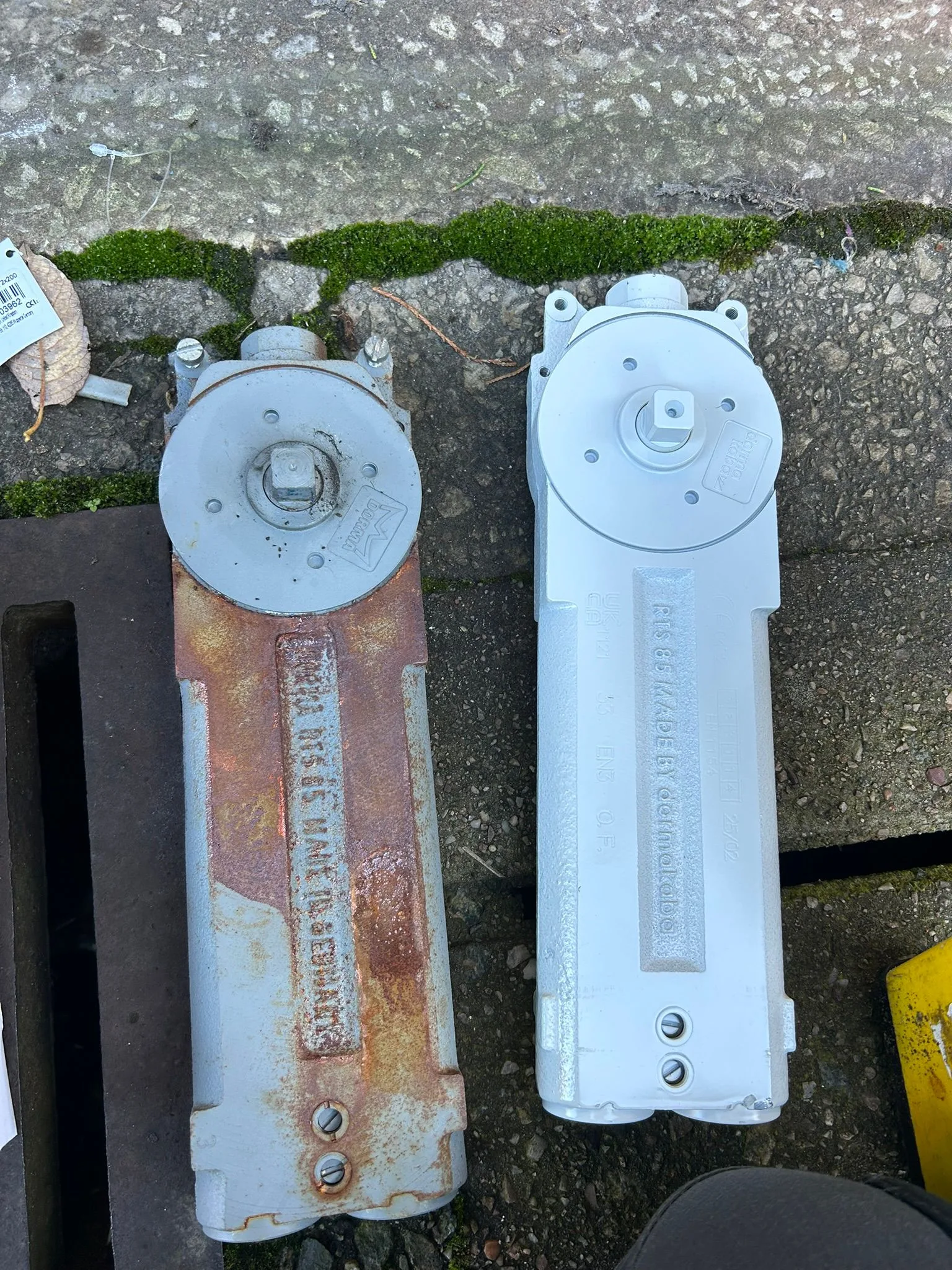 internal button mag lock release aluminium door repair photo