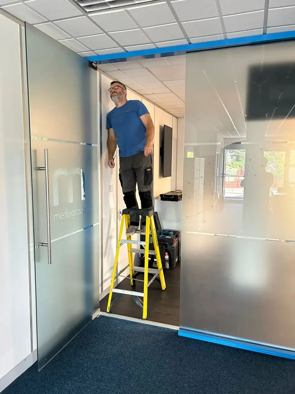 Brierley Hill, Birmingham — <div class="projSlider-overlay">
              <span class="projSlider-tag">Brierley Hill, Birmingham</span>
              <h3 class="projSlider-name">APG Door Repair</h3>